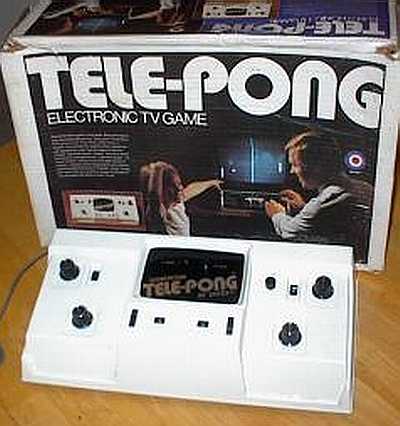 Entex Gameroom Tele-Pong 3047 (illustrated box)